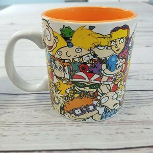 Nickelodeon Ceramic Mug Rugrats Rocko Hey Arnold!